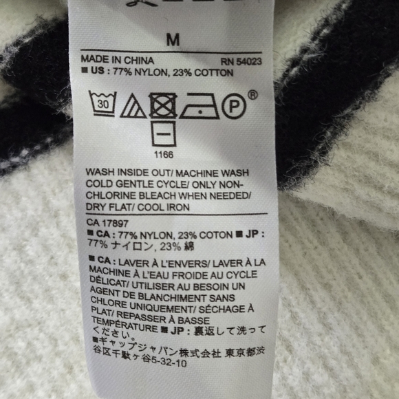 Banana Republic Striped Black and White Women's Medium Sweater - Picture 7 of 8